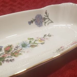 🎄Vintage Ansley Wild Tudor Fine Bone China Relish Candy Dish🎄